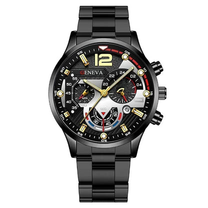 Reloj multifuncional Geneva Acero Inoxidable para hombre